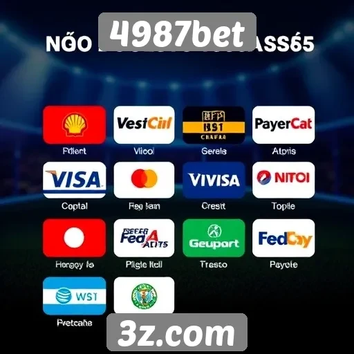 Métodos de pagamento aceitos no site 4987bet